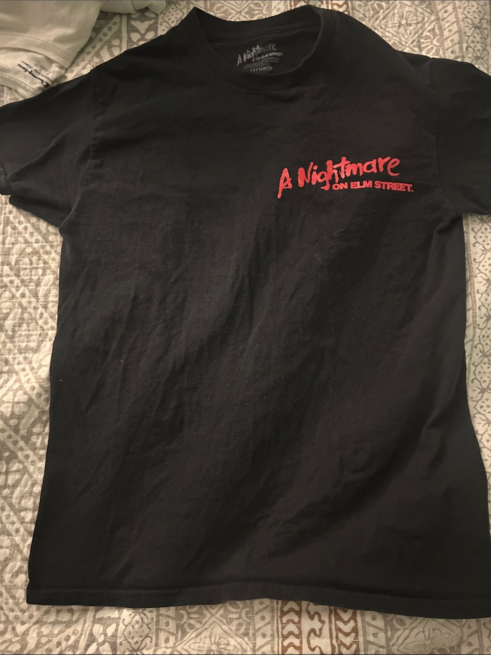 A Nightmare on Elm Street Black Graphic T-Shirt